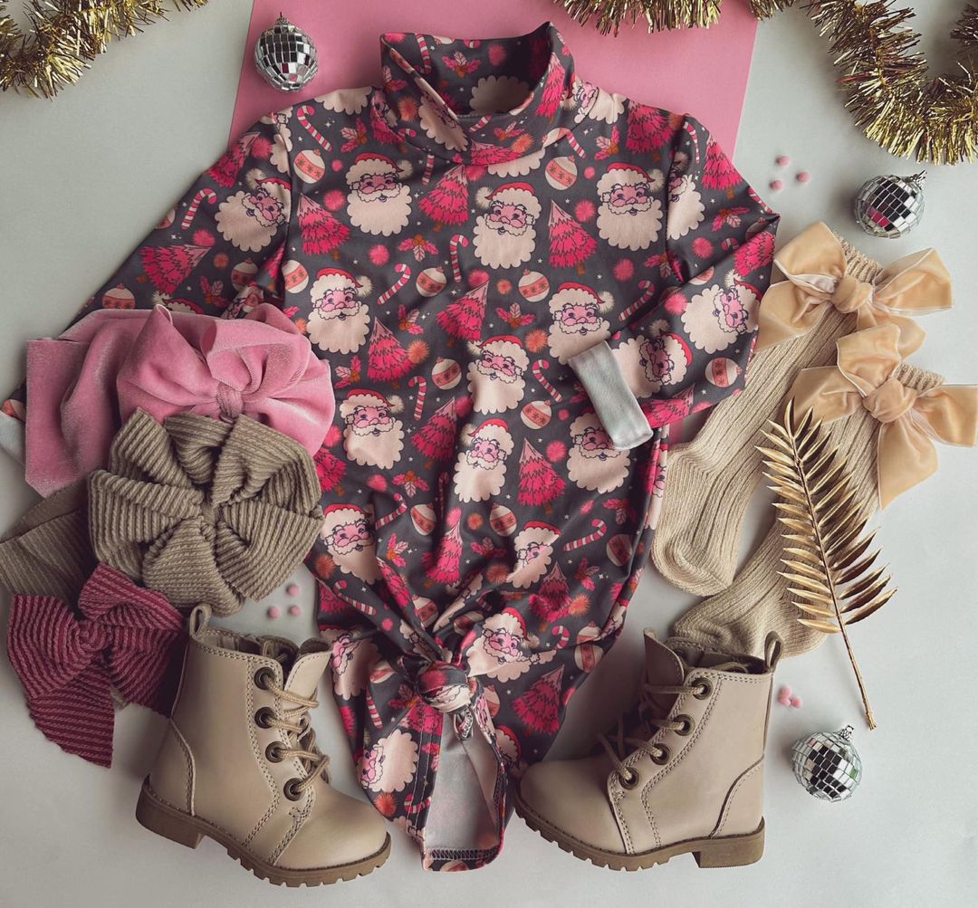 Santa T-Shirt Dress - Children's