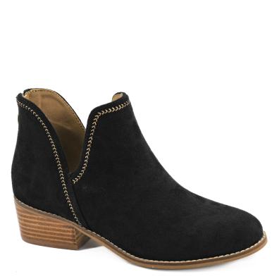 Corkys Bluffin Boots in BLACK FAUX SUEDE