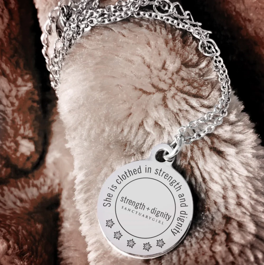 War Room Pendant: Strength & Dignity