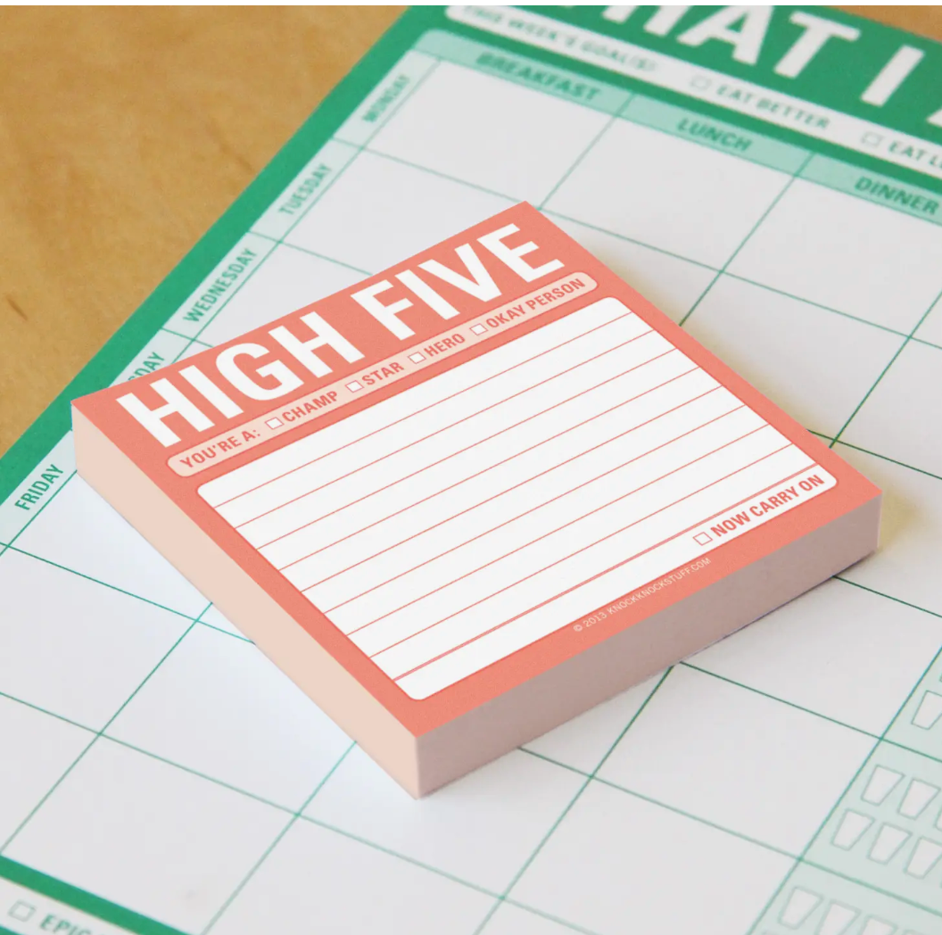 High Five Sticky Notes