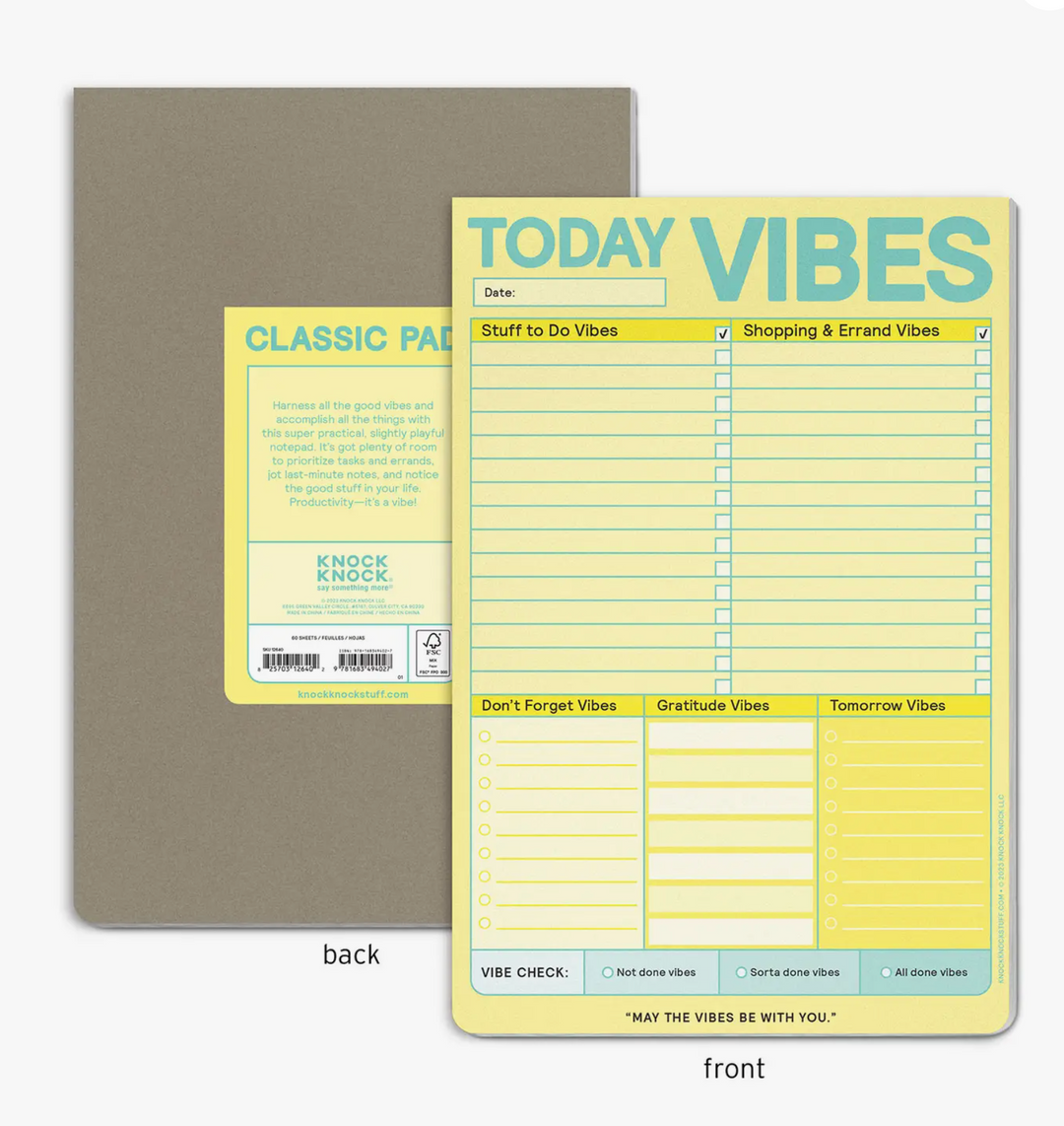 Today Vibes Pad (pastel)