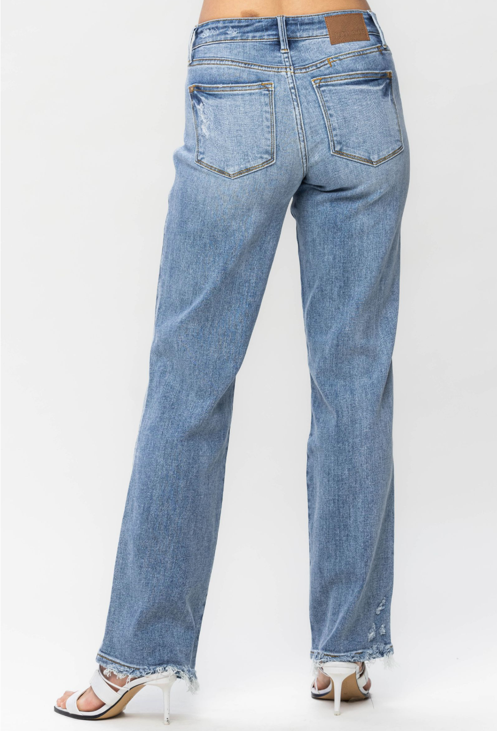 Judy Blue Mid-Rise Cell Phone Pocket Dad Jean