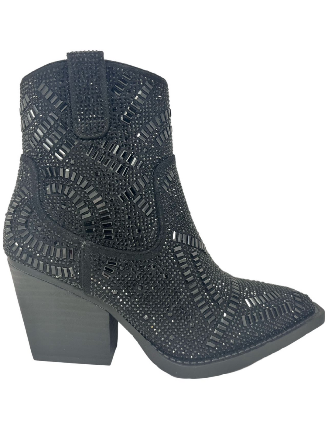Maze Rhinestone Booties