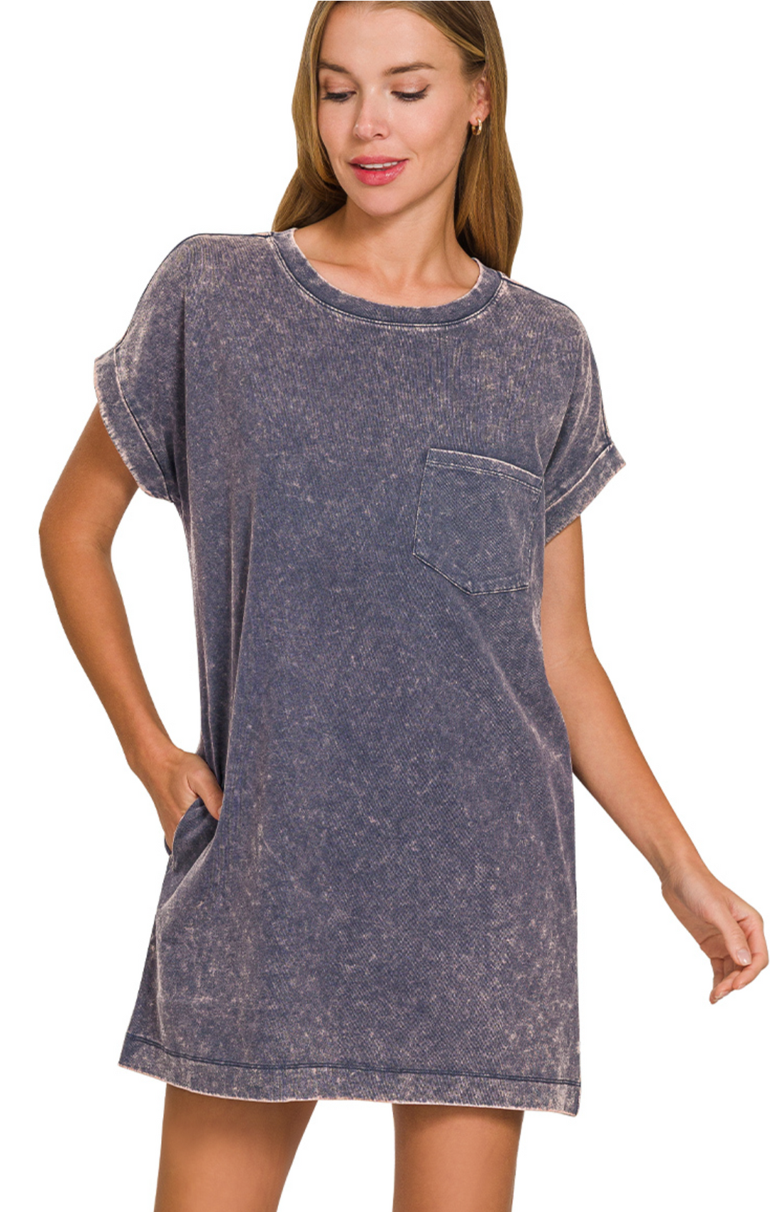 Premium Cotton Washed T-Shirts Dress