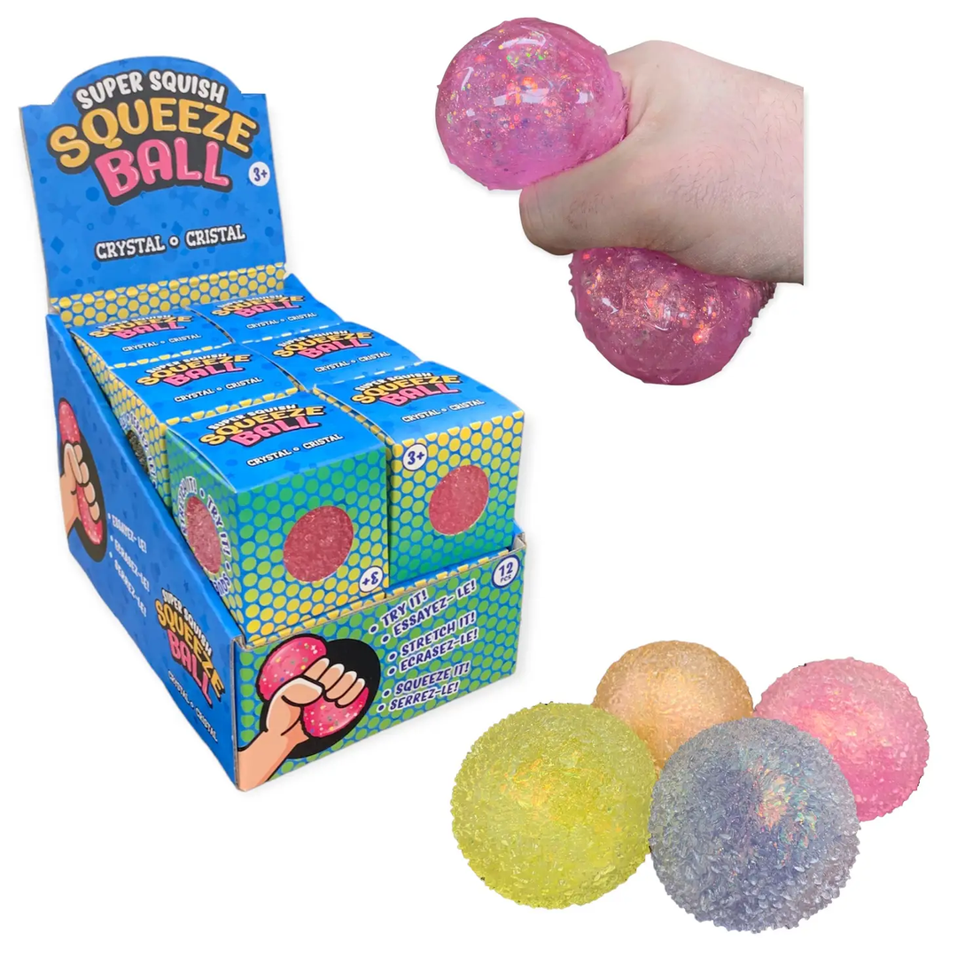 Super Squish Crystal Squeeze Ball