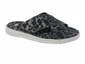 Gypsy Jazz Grey Leopard Ocean Flip Flops