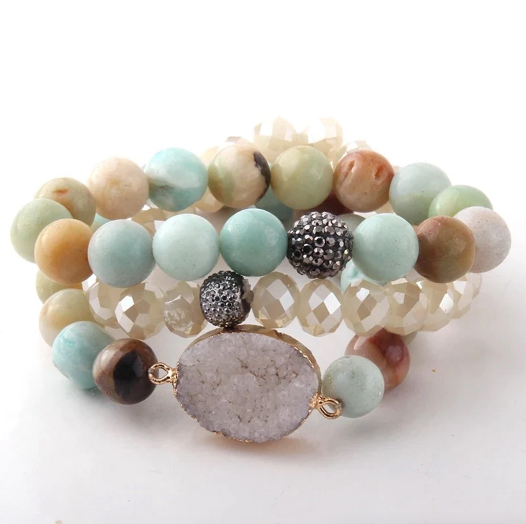 Heavy Bead Set: Summer Dew