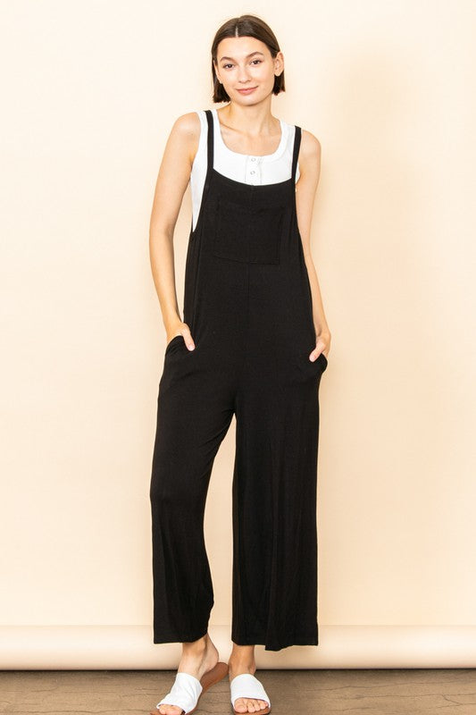 POCKET DETAILED OVERALL JUMPER JUMPSUIT