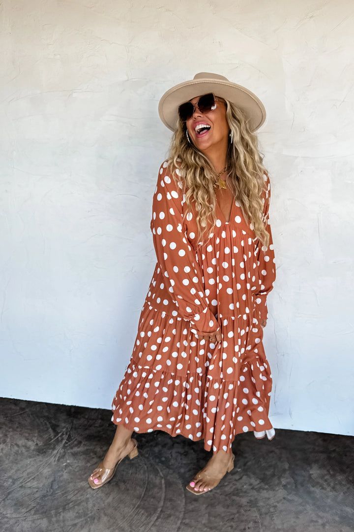 KORA POLKA DOT DRESS