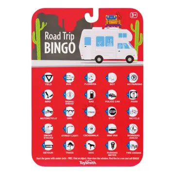 Road Trip Bingo, Travel Game