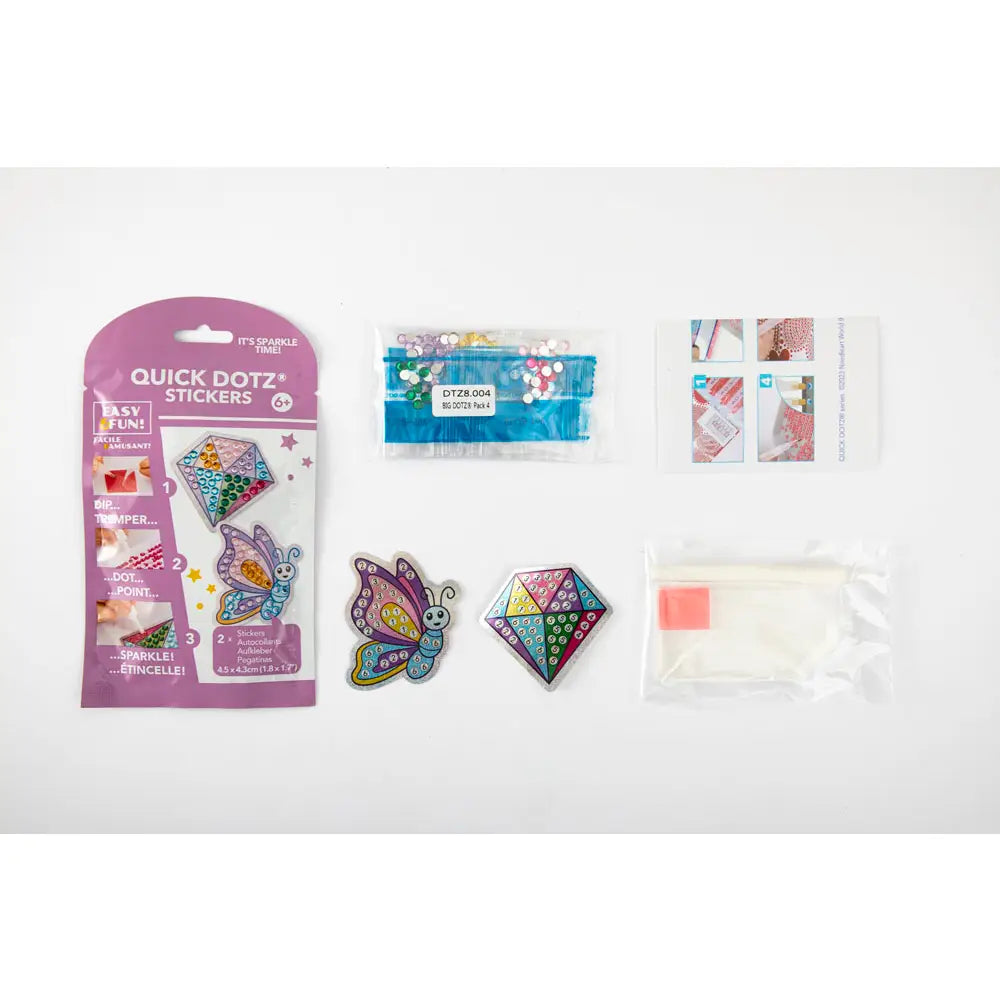 Diamond Dotz Big Dotz Sticker - Butterfly Sparkle