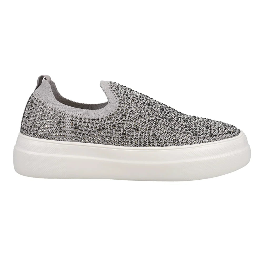 Corky's Swank Sneakers - Grey Crystals