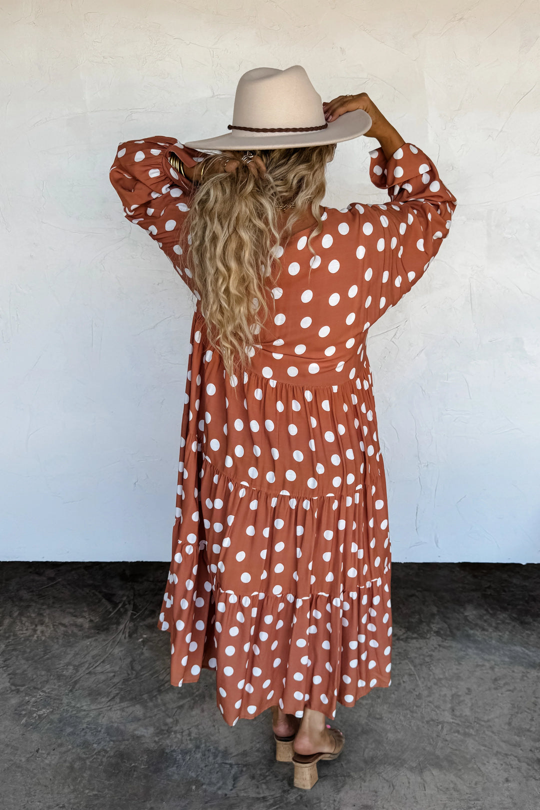 KORA POLKA DOT DRESS