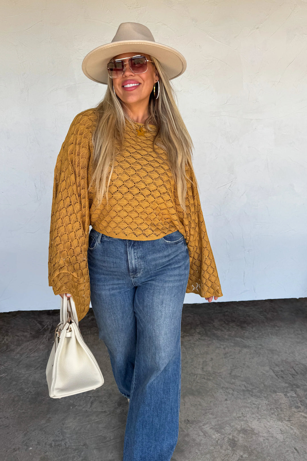 FREE SPIRIT BELL SLEEVE TOP
