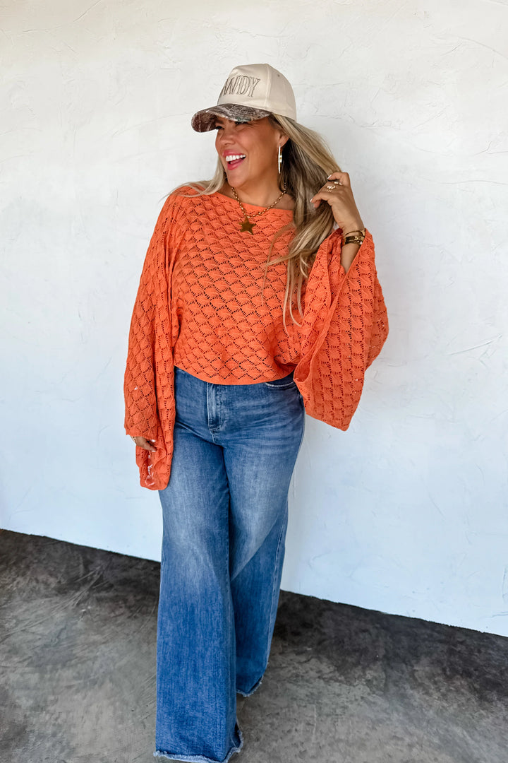 FREE SPIRIT BELL SLEEVE TOP
