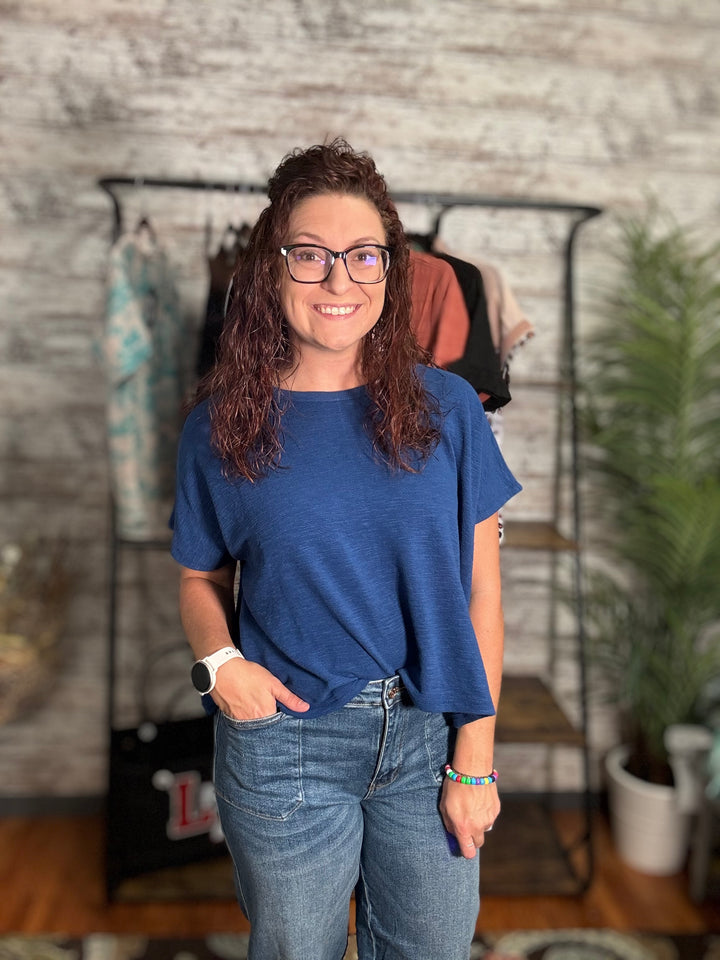 Zenana Effortless Cotton Slub Oversize Tee
