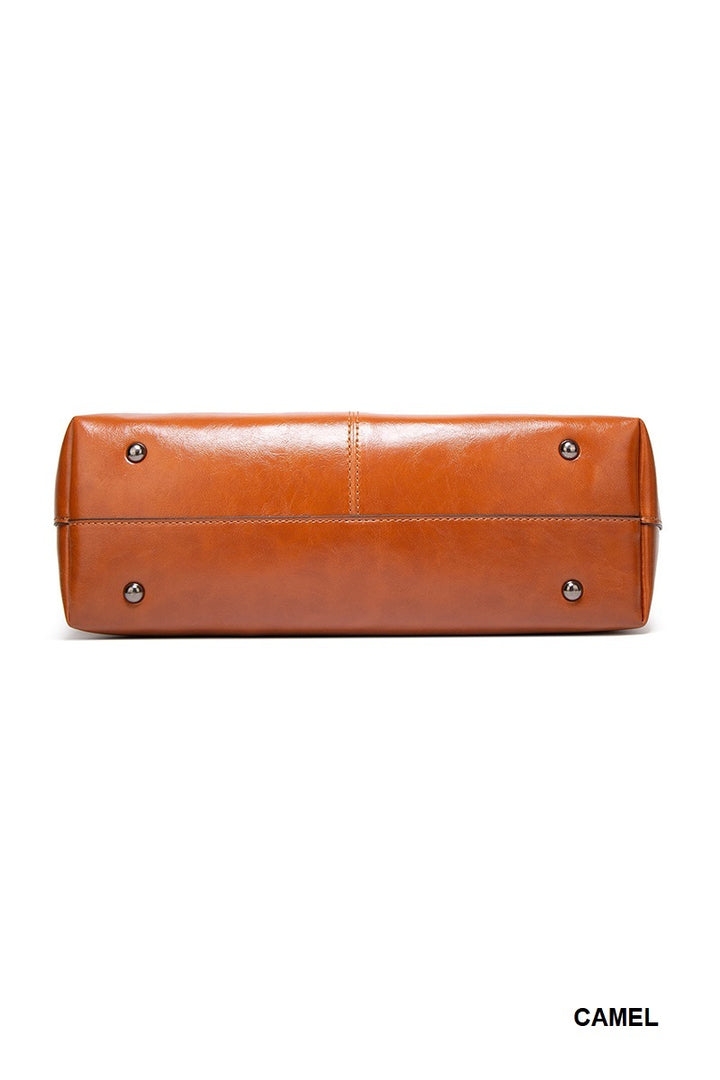 Vegan Leather Large Capacity Tote Bag