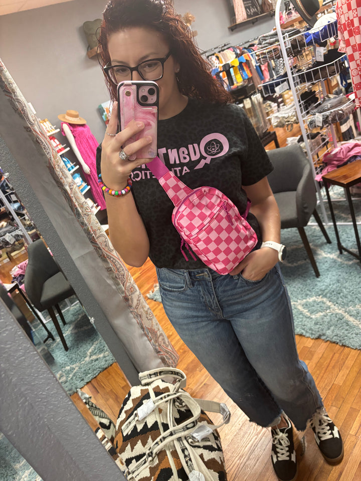 Mosaic Checkered Sling Bag