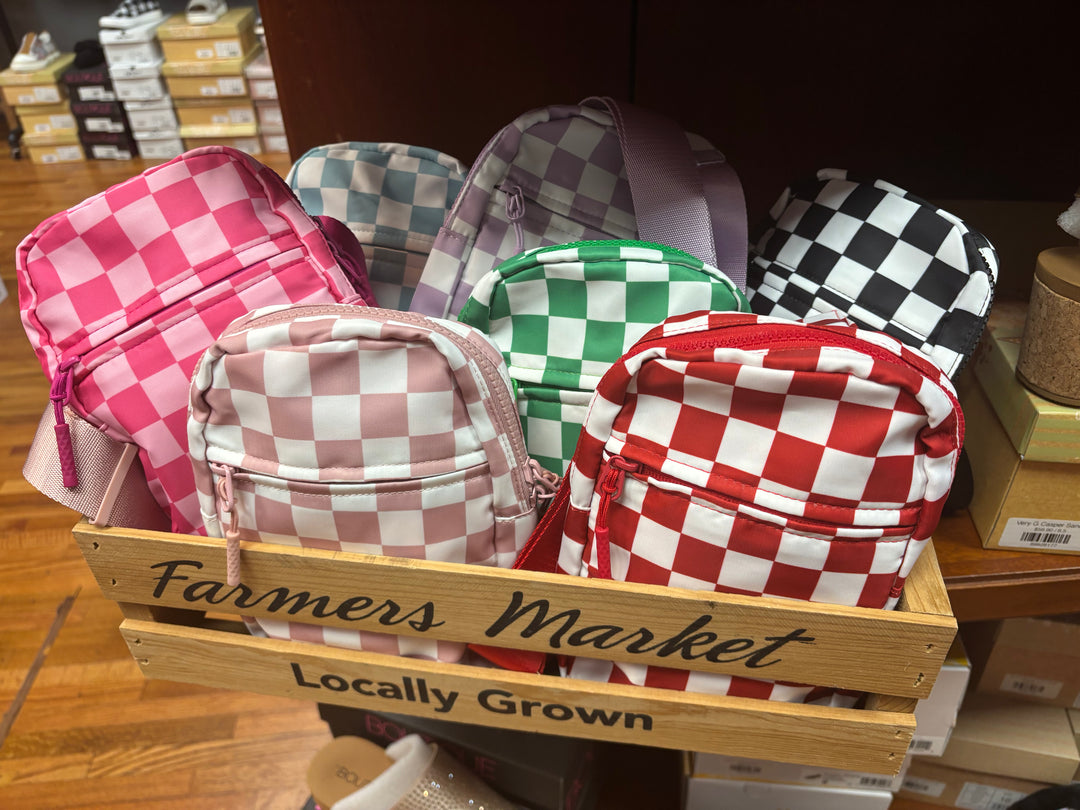 Mosaic Checkered Sling Bag