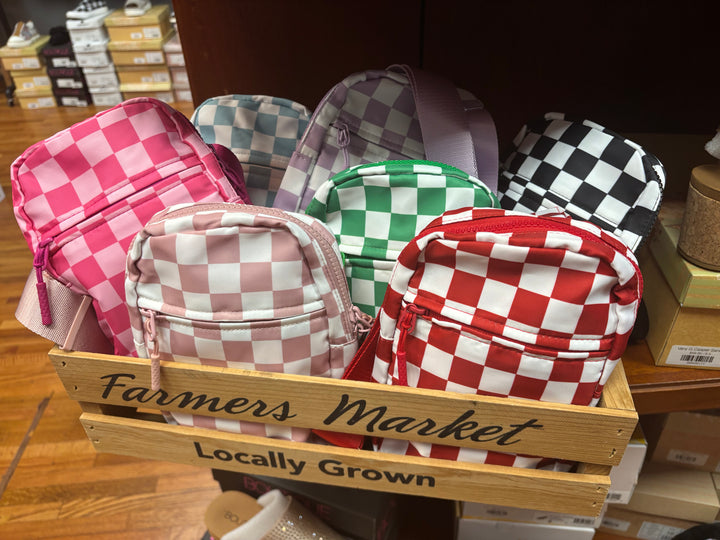 Mosaic Checkered Sling Bag