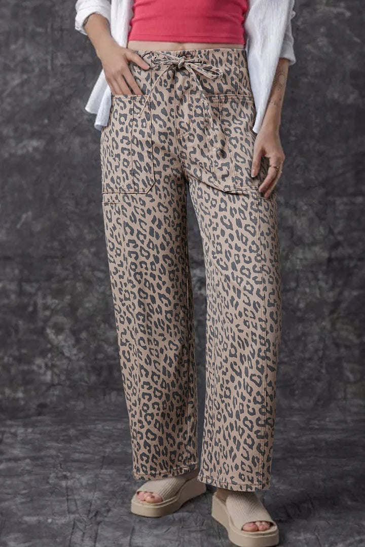 Leopard Print Jeans