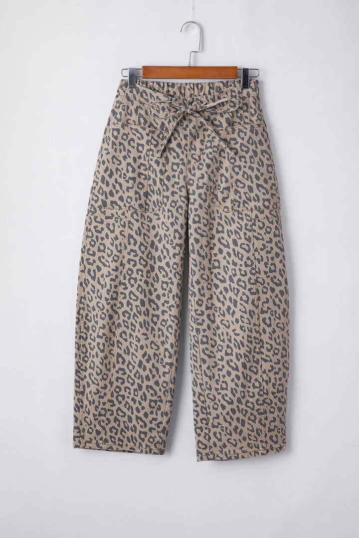Leopard Print Jeans