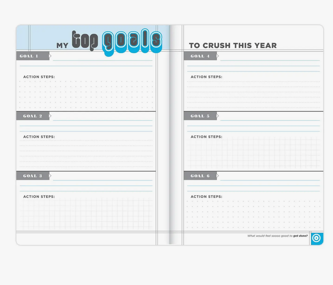 Crush Those Goals Hard Cover Planner