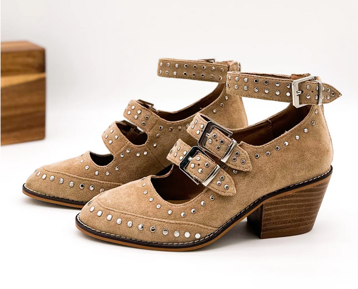 CORKYS CACKLE BOOTIES IN SAND SUEDE