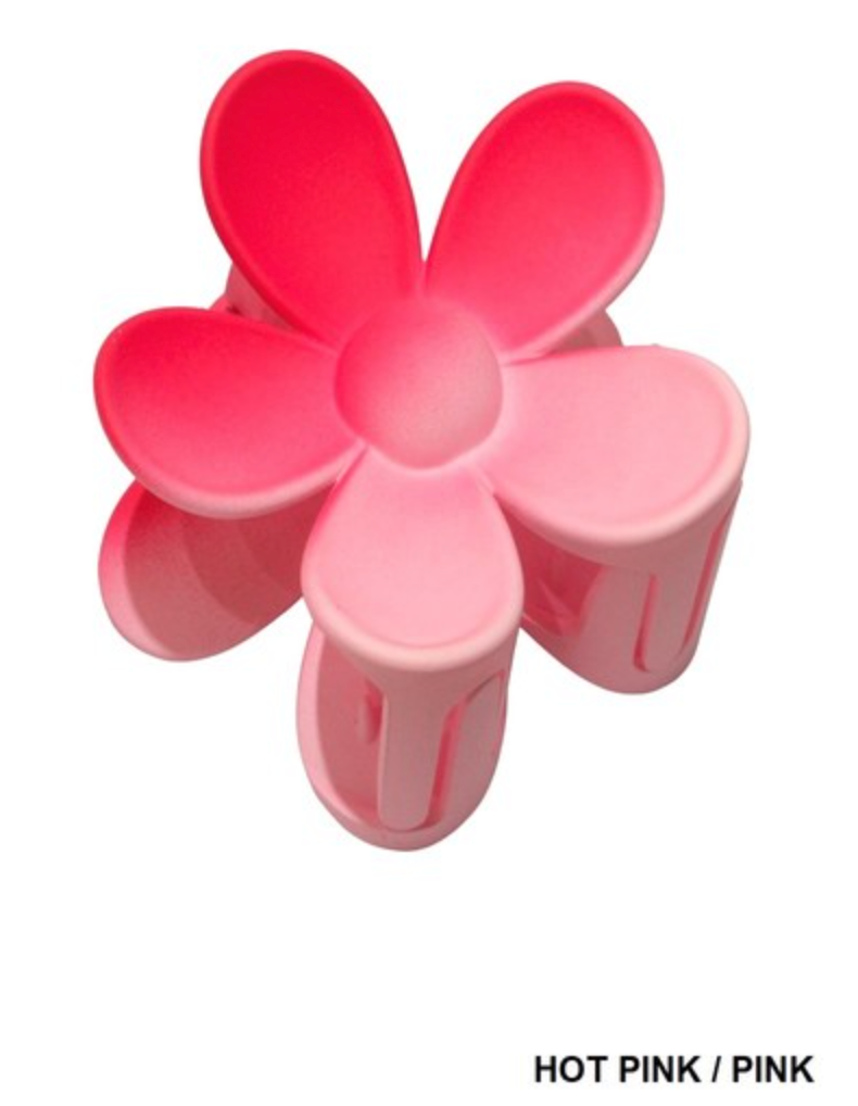 OMBRE FLOWER HAIR CLAW CLIP