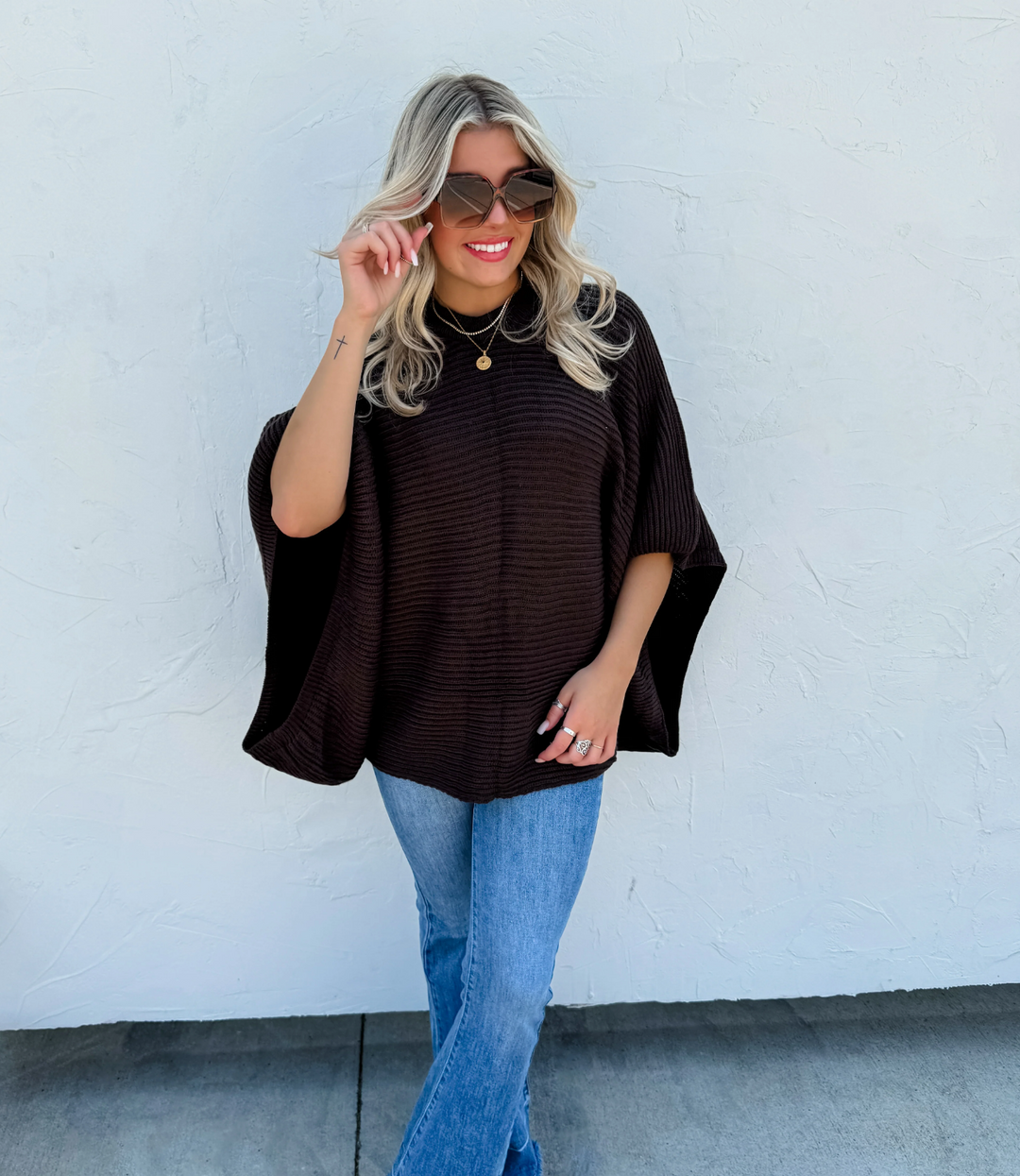 Meg Pullover Poncho