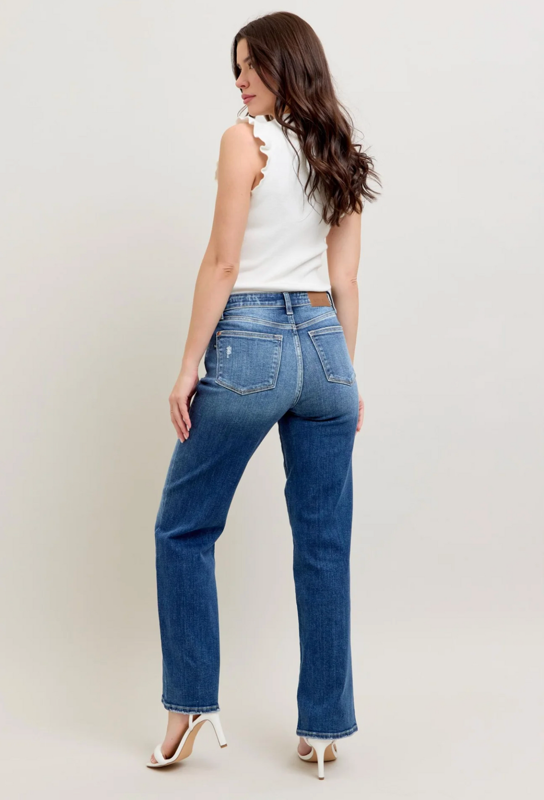 Judy Blue HW 90's Straight Leg Jeans