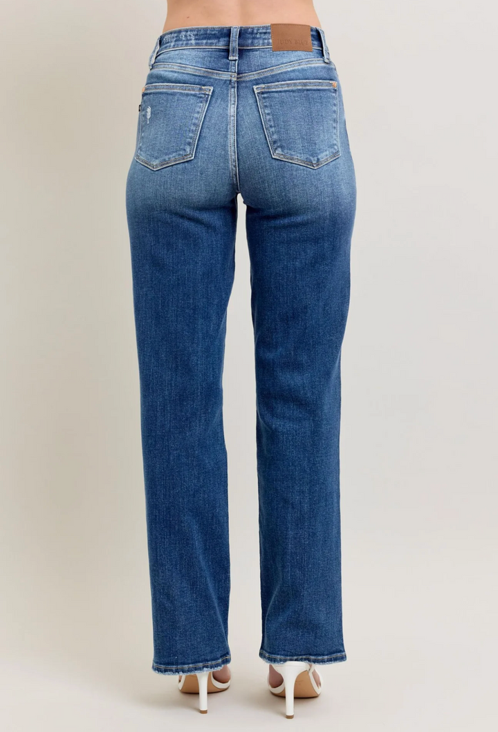 Judy Blue HW 90's Straight Leg Jeans
