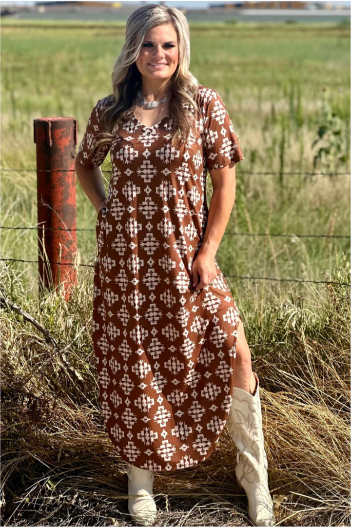Meet Me In Wyoming Maxi Dress