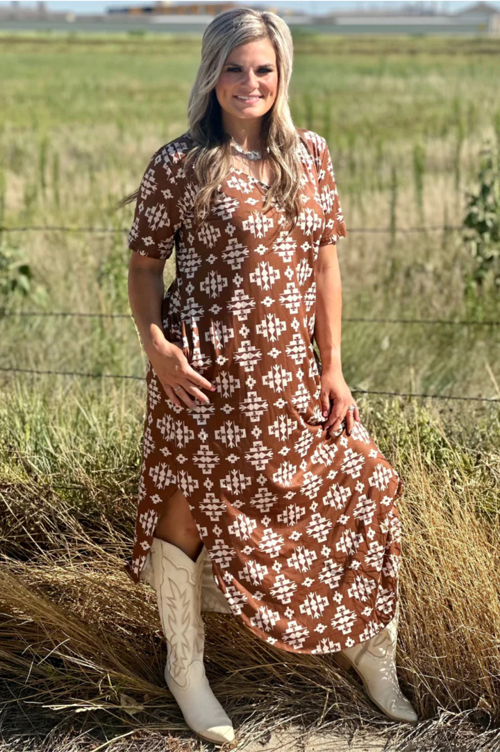 Meet Me In Wyoming Maxi Dress