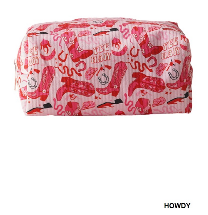 Trendy Pattern Design Cosmetic Makeup Pouch