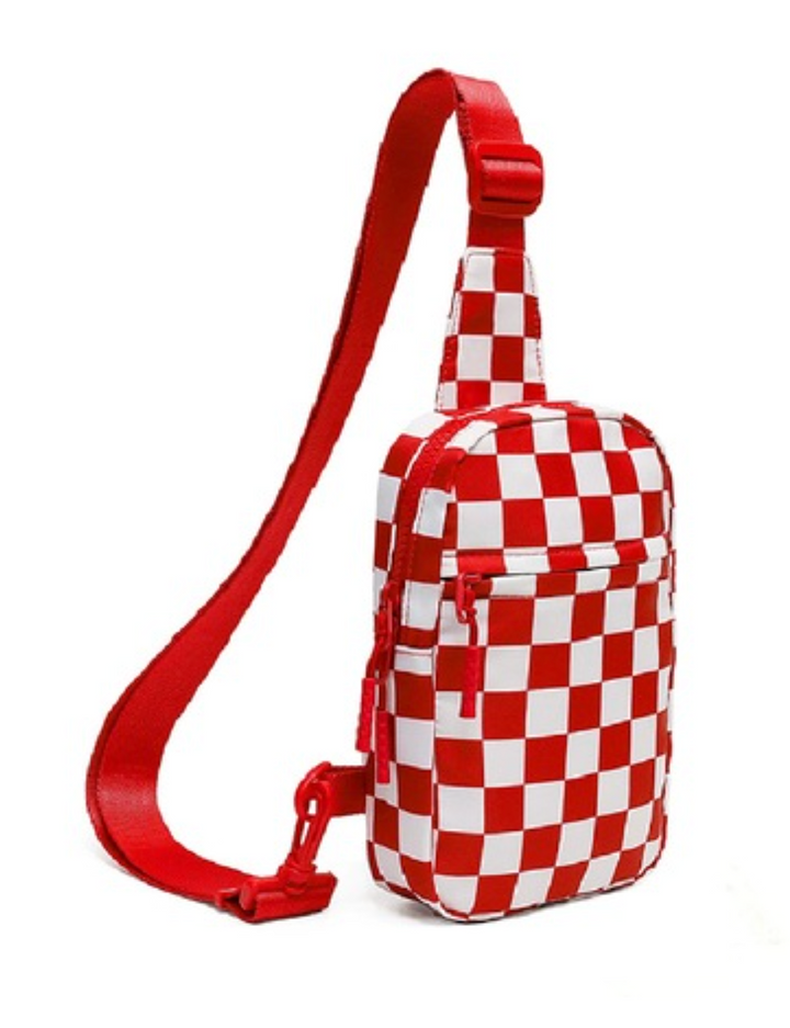 Mosaic Checkered Sling Bag