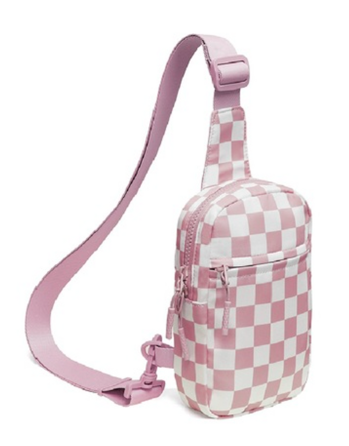 Mosaic Checkered Sling Bag