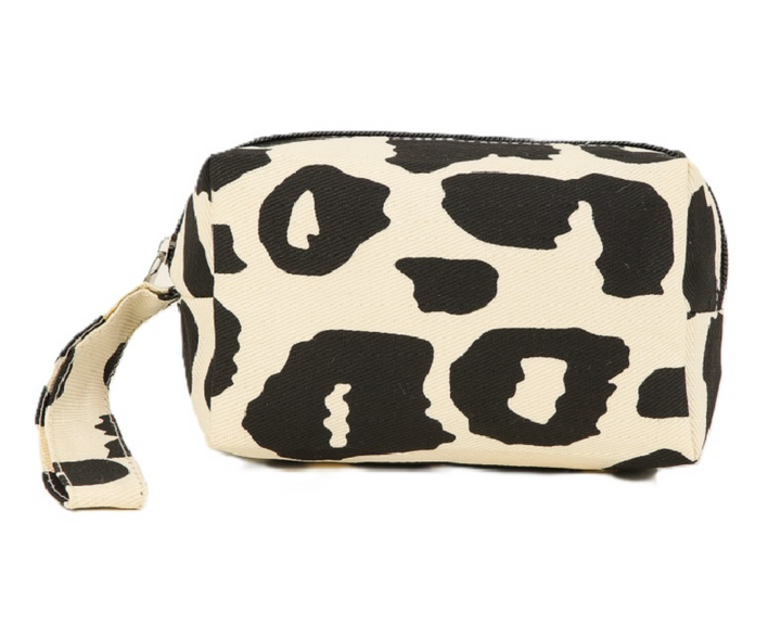 Leopard Print Cosmetic Makeup Travel Bag