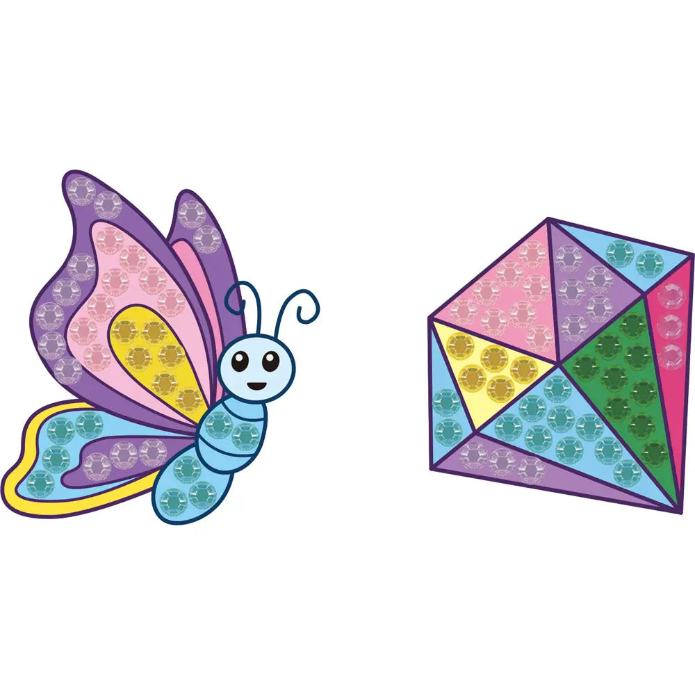 Diamond Dotz Big Dotz Sticker - Butterfly Sparkle