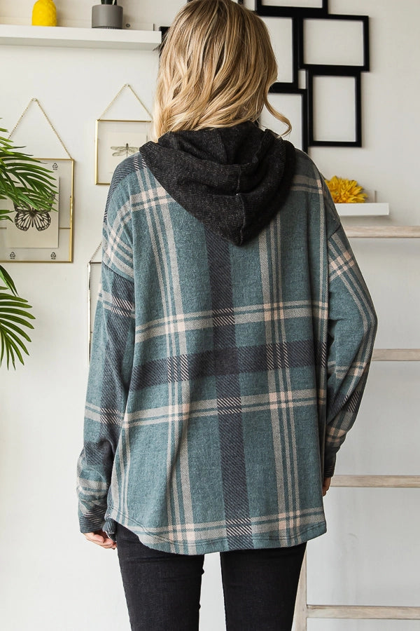 Cozy Me Up Plaid Shacket