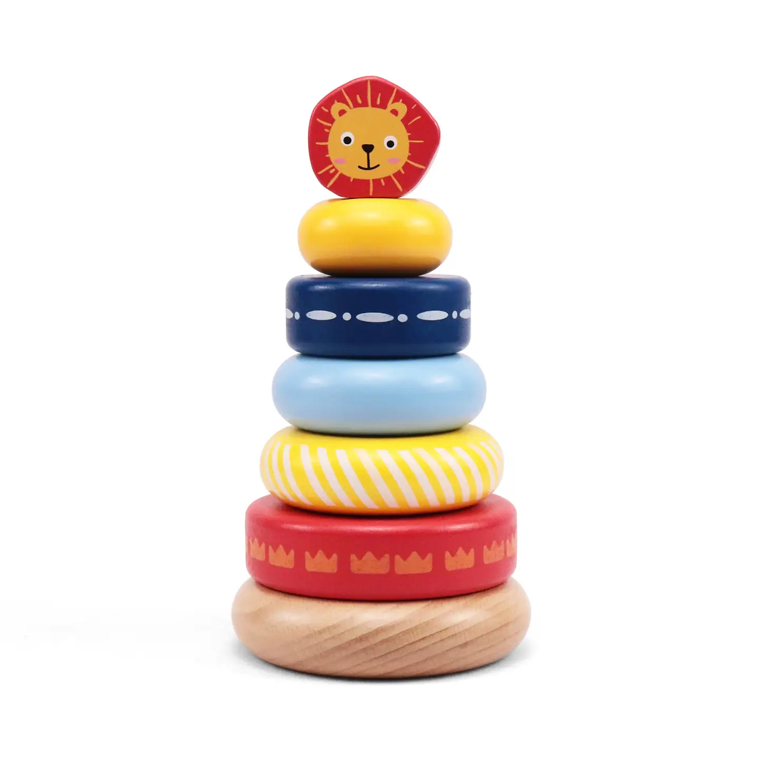 Leo Stacking Toddler Ring Tower, Made For Kids 12 Months+
