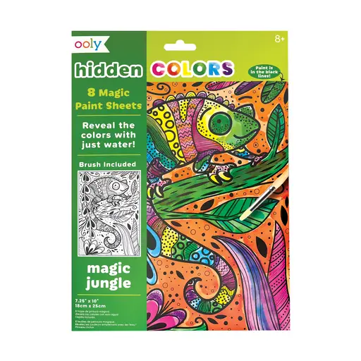 Hidden Colors Magic Paint Sheets