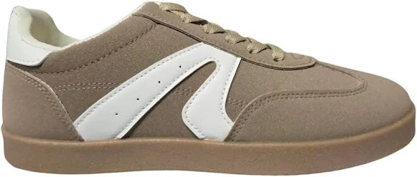 RETRO THROWBACK SNEAKER BY VERY G - BROWN