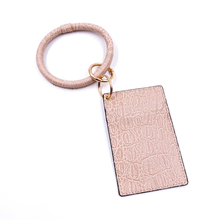 Crocodile Card Holder Keyring