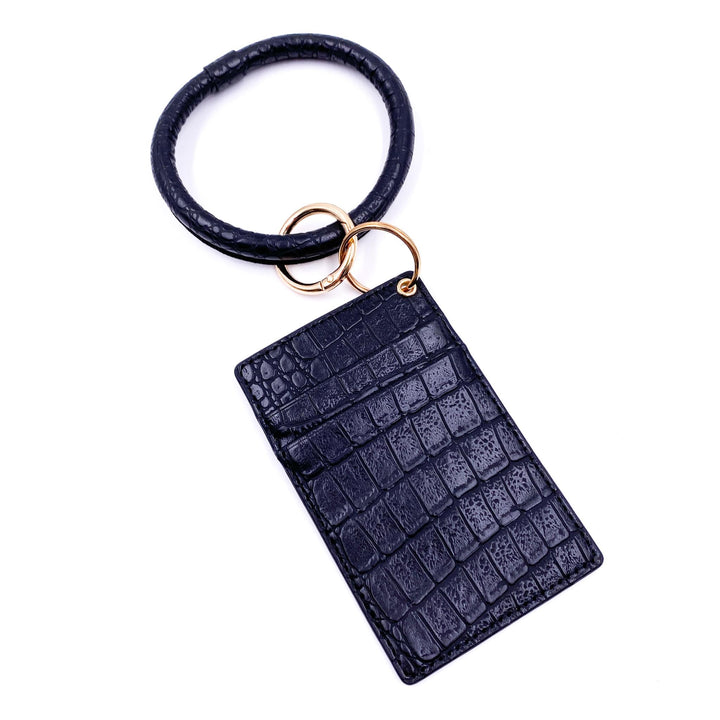 Crocodile Card Holder Keyring