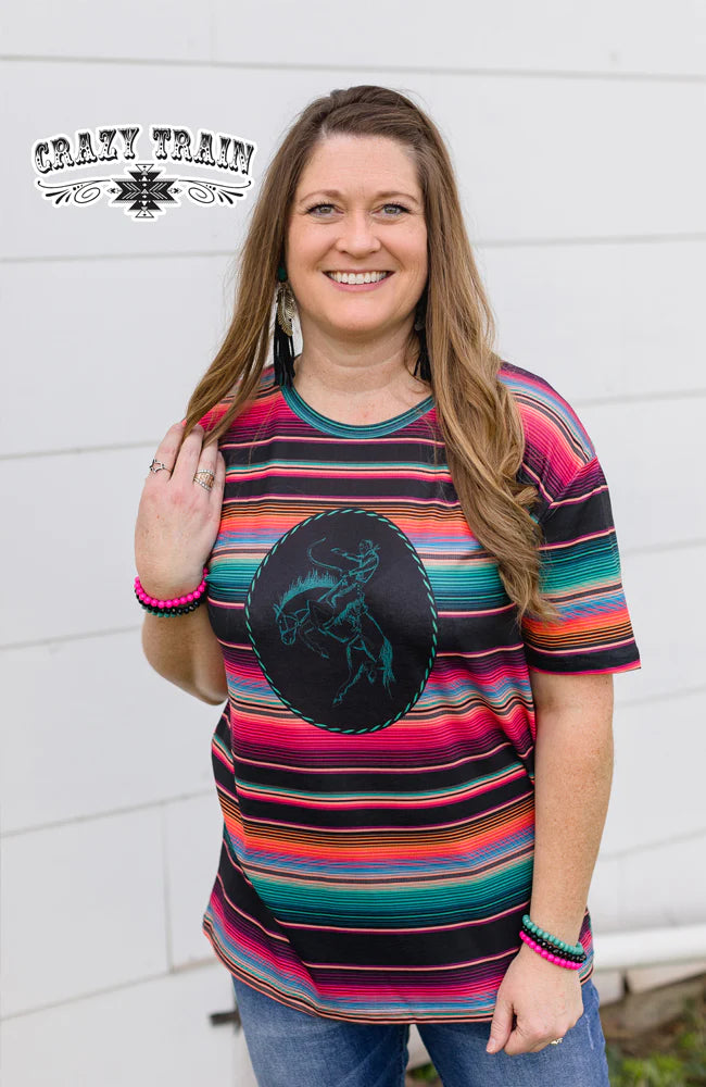 Saddle Up Serape Tee