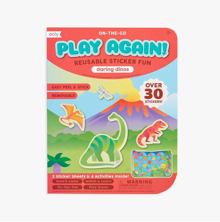 Play Again! Mini On-The-Go Activity Kit - Daring Dino