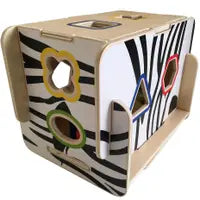 Wooden Shape Sorter Zebra