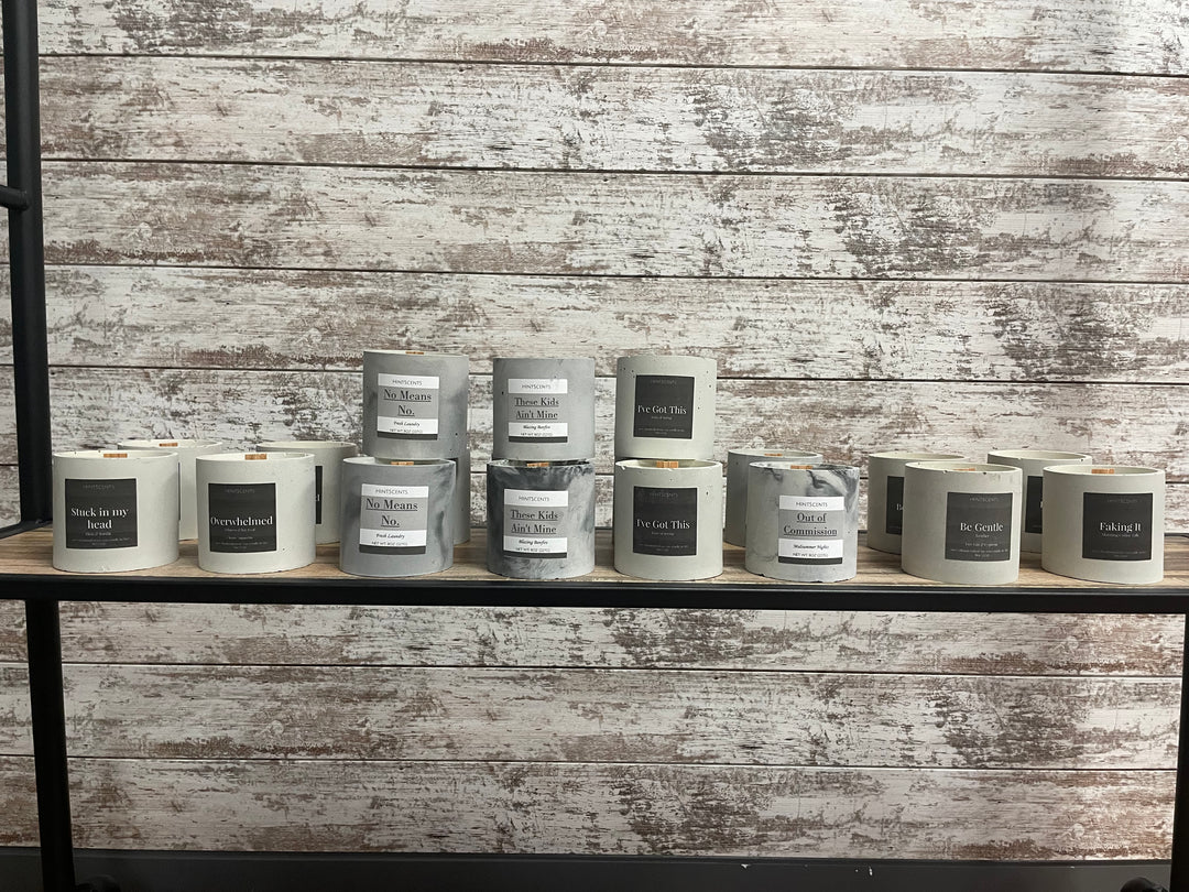 Concrete All Natural Candles