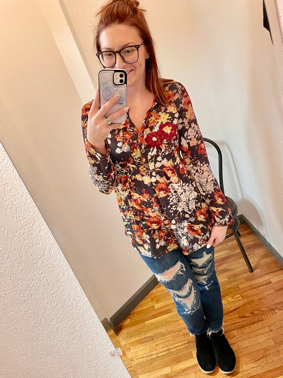 Floral Friday Babydoll Top